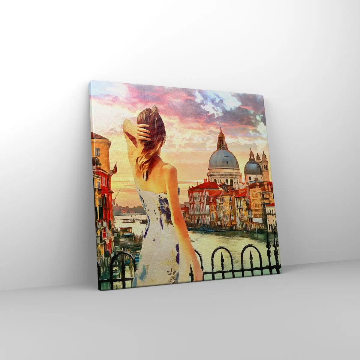 Canvastavla - Bild på duk - Äventyr endast i ... - 40x40 cm