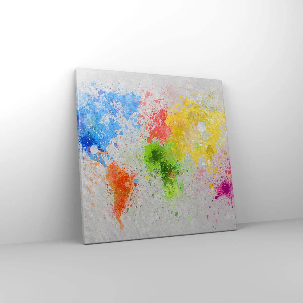 Vászonkép - A világ minden színe - 40x40 cm