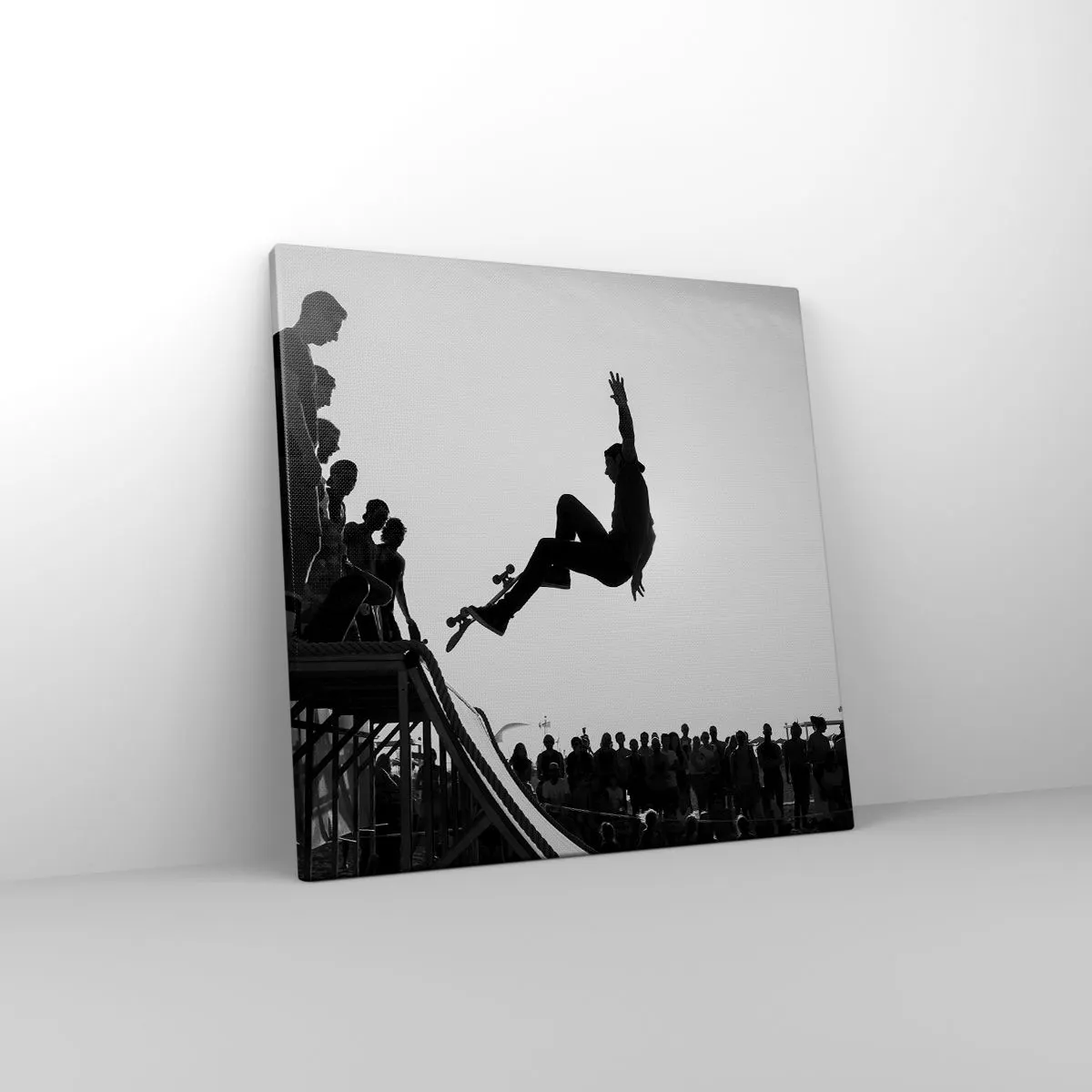 Schilderen op canvas - Helden en kijkers - 40x40 cm