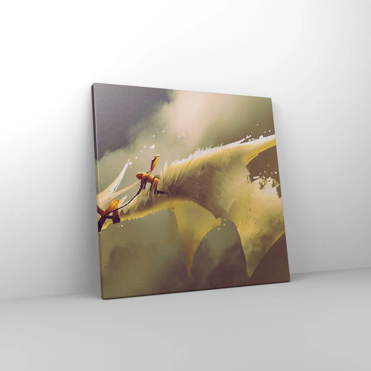 Canvas picture - To the Rescue of the World - 40x40 cm