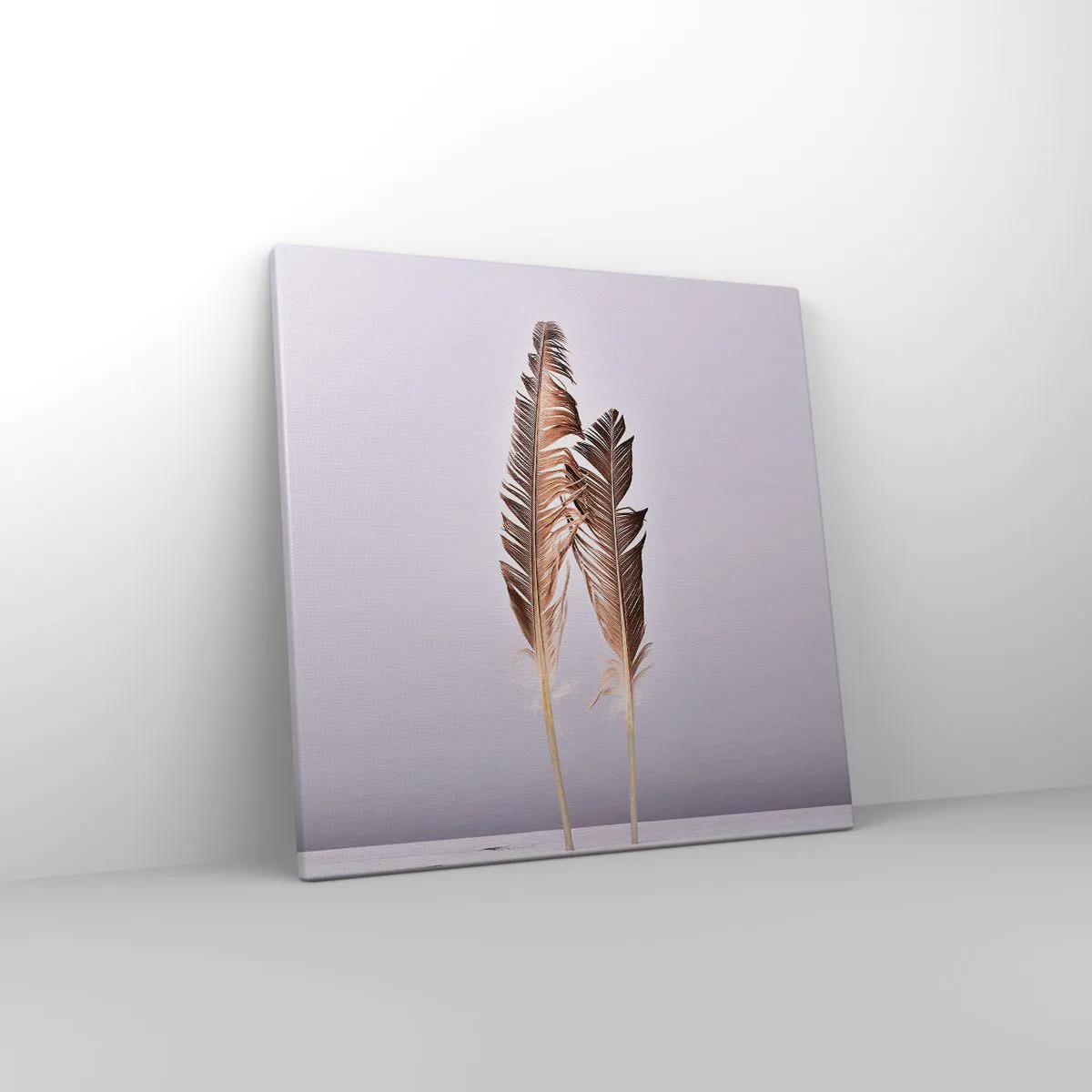 Lærredstryk - Billede på lærred - Mod intetheden - 40x40 cm