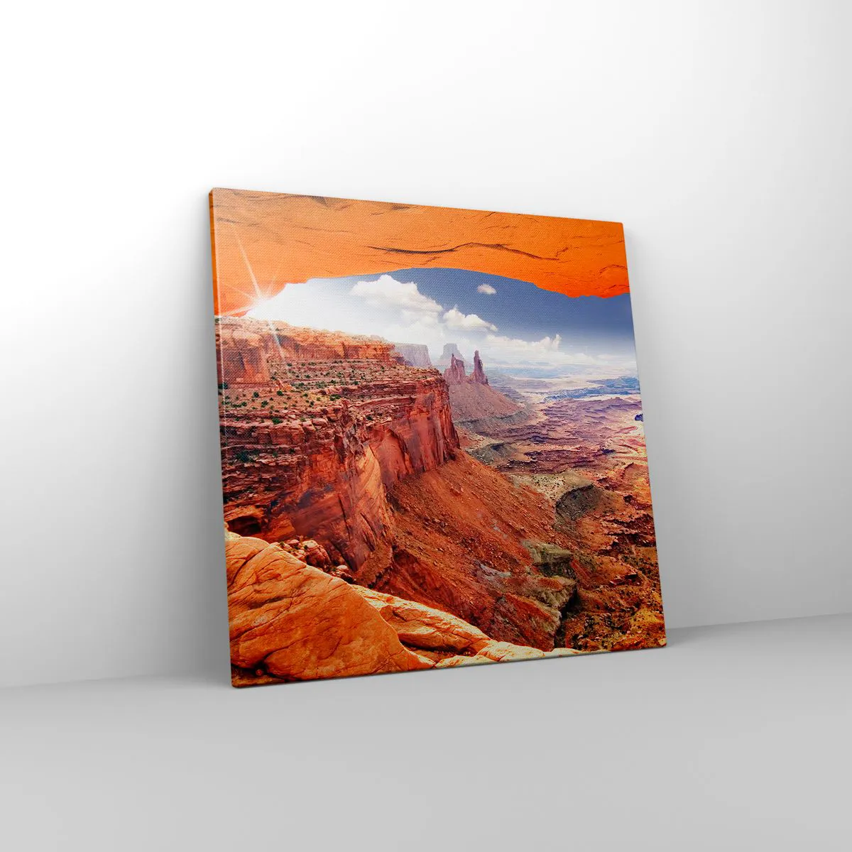 Canvastavla - Bild på duk - Skapat av naturen - 50x50 cm