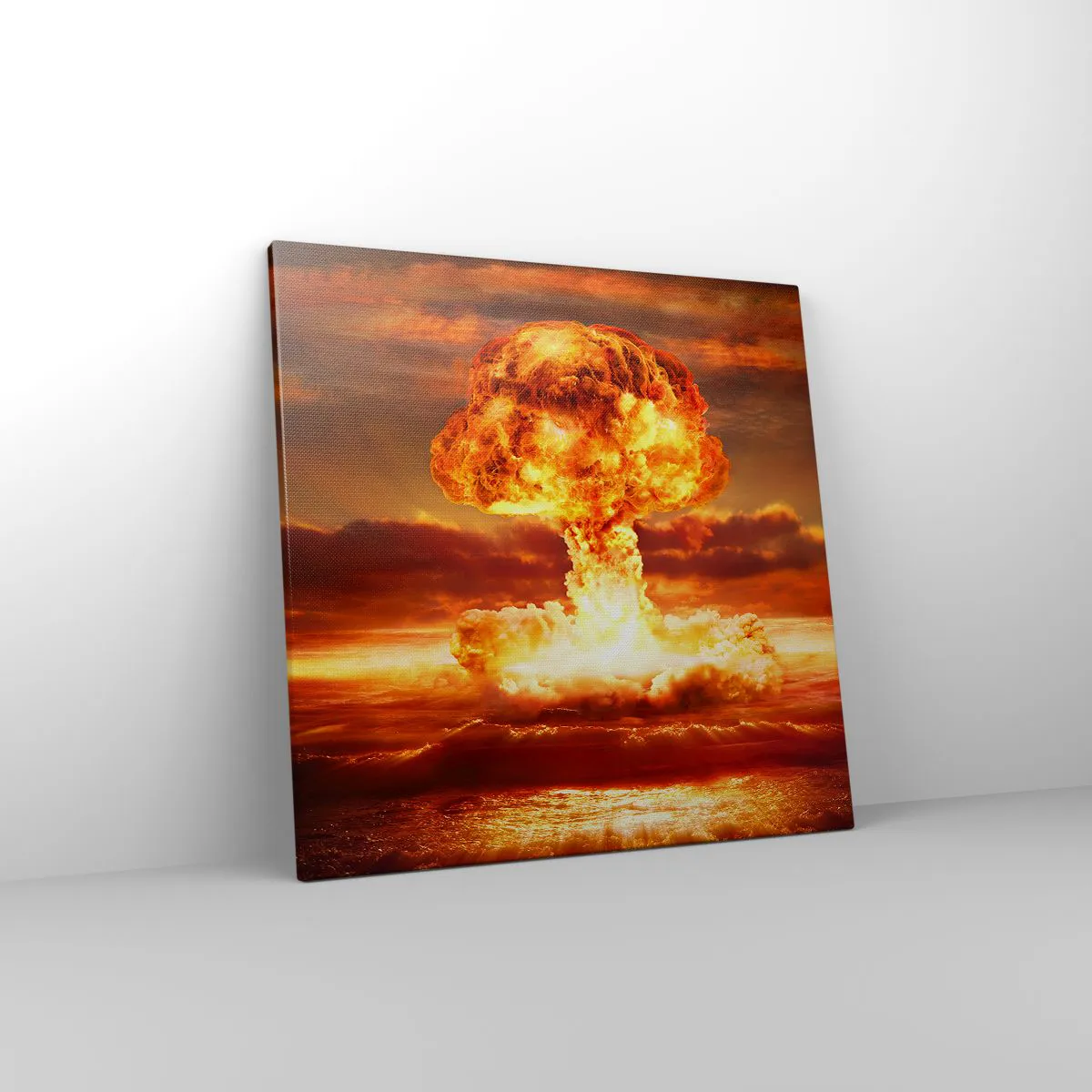 Schilderen op canvas - En het einde zal komen - 50x50 cm