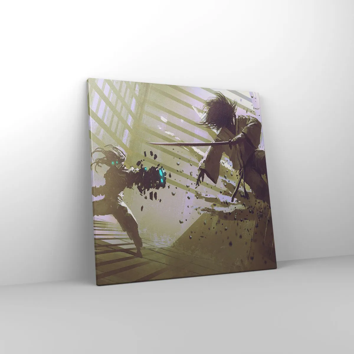 Obraz na płótnie - I ty możesz być samurajem - 50x50 cm