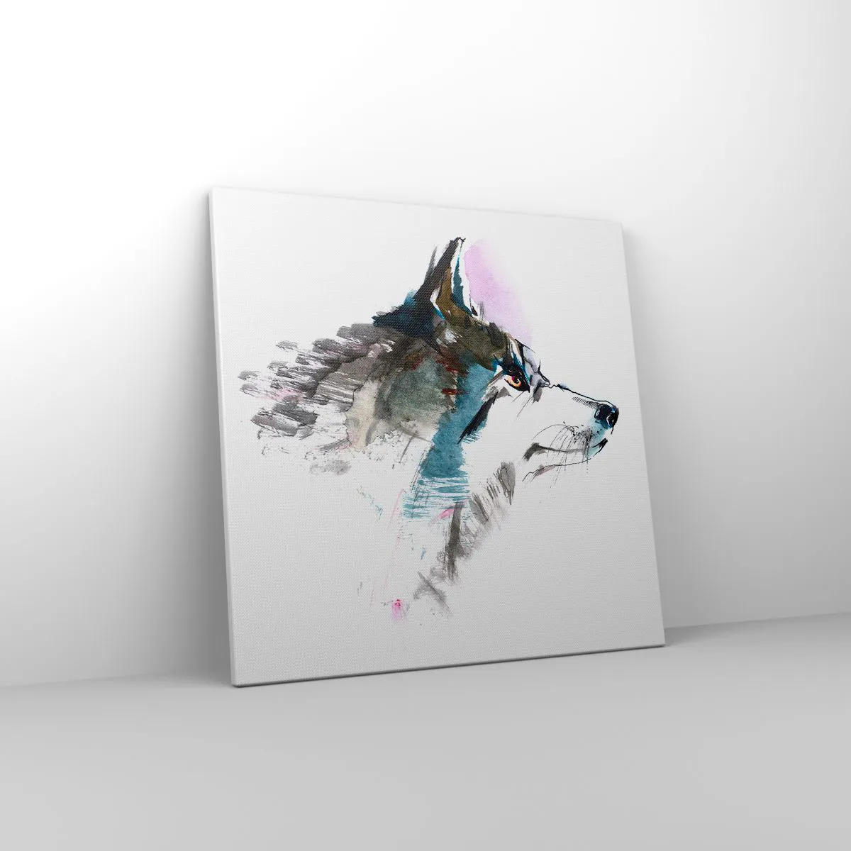 Impression sur toile - Image sur toile - On parle du loup - 50x50 cm