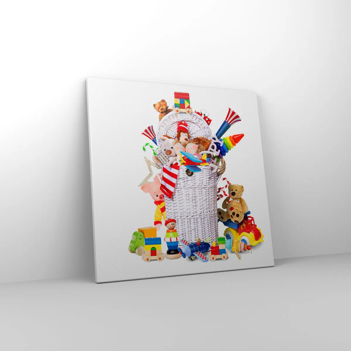 Quadro em tela - Tesouros das crianças - 50x50 cm