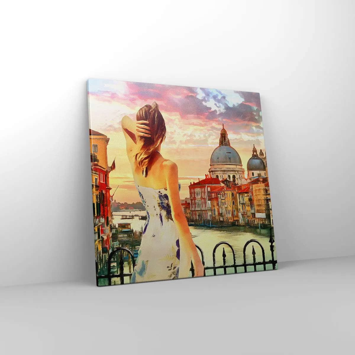 Bild auf Leinwand - Leinwandbild - Als Abenteuer nur in ... - 50x50 cm