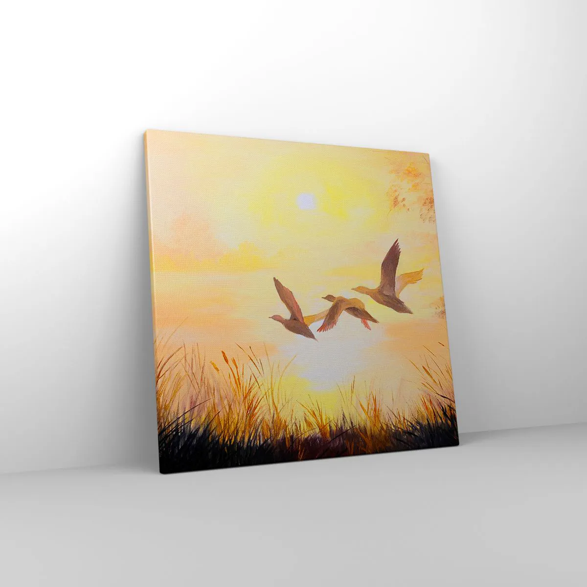 Impression sur toile - Image sur toile - Le début d'un long voyage - 50x50 cm