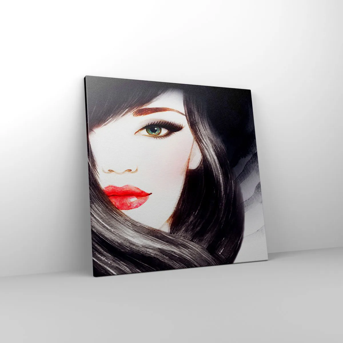 Vászonkép - Zafír tekintet - 50x50 cm