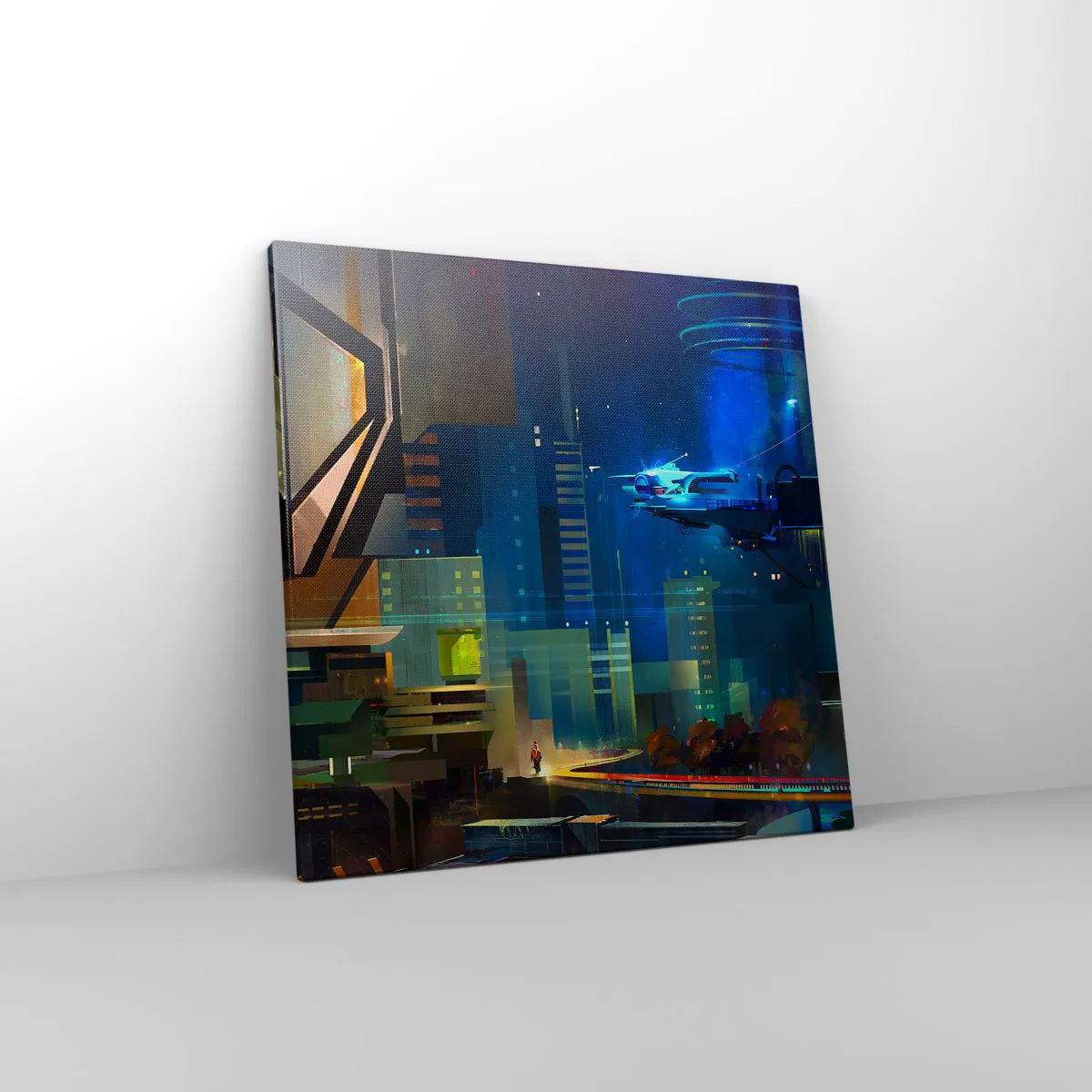 Lærredstryk - Billede på lærred - I den nærmeste fremtid - 50x50 cm