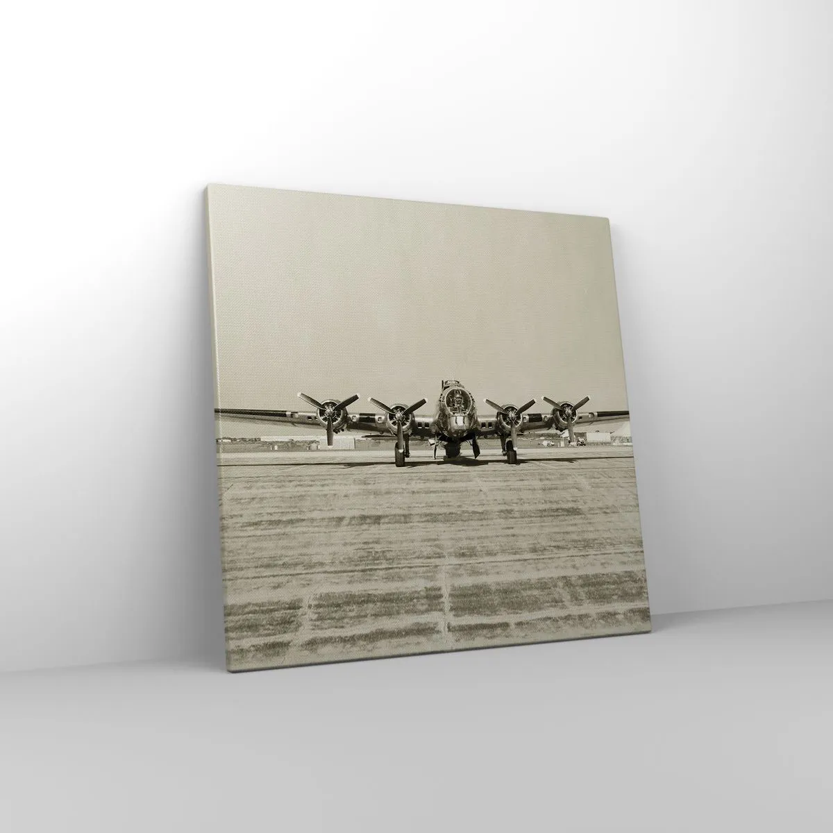 Vászonkép - Mint mindig készen - 50x50 cm