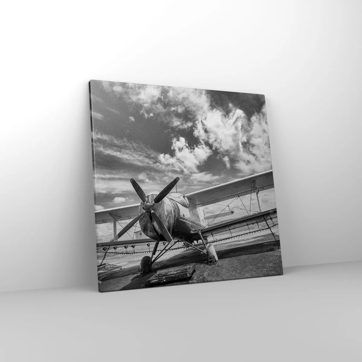 Impression sur toile - Image sur toile - Je suis impatient! - 50x50 cm