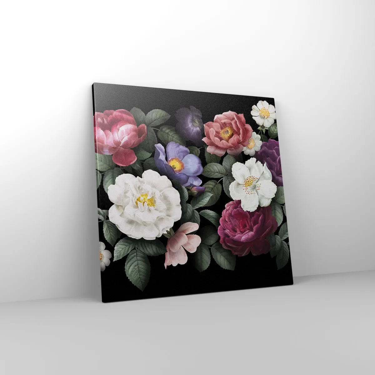 Lærredstryk - Billede på lærred - Fra en engelsk have - 50x50 cm