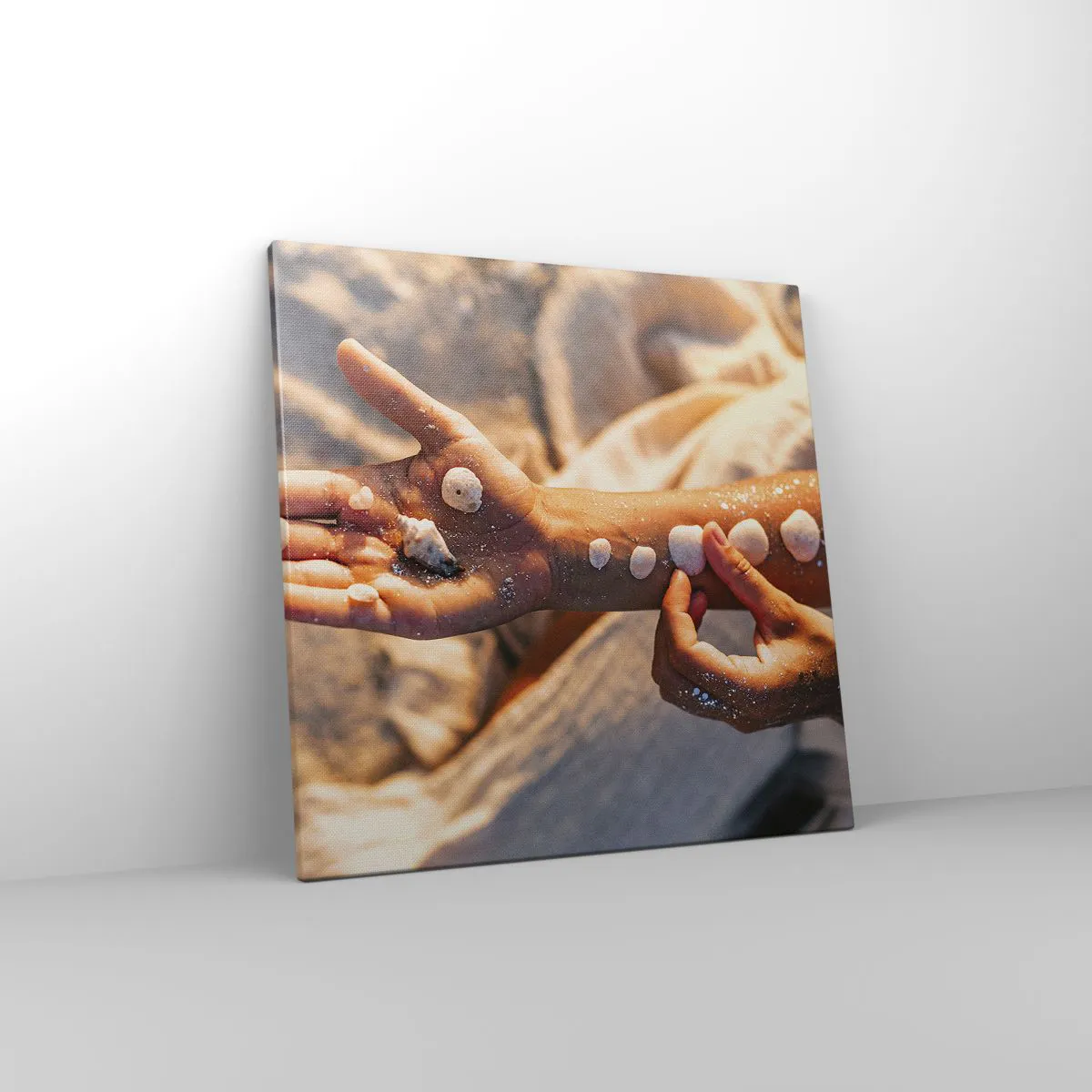 Lærredstryk - Billede på lærred - Skønhed inden for rækkevidde - 50x50 cm