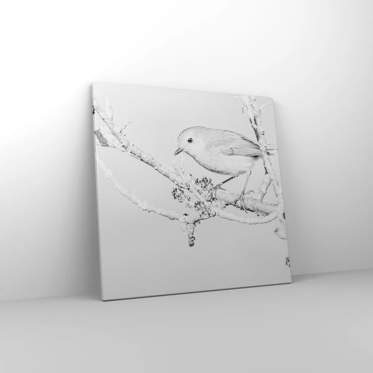 Obraz na plátne - Zimné ráno - 50x50 cm