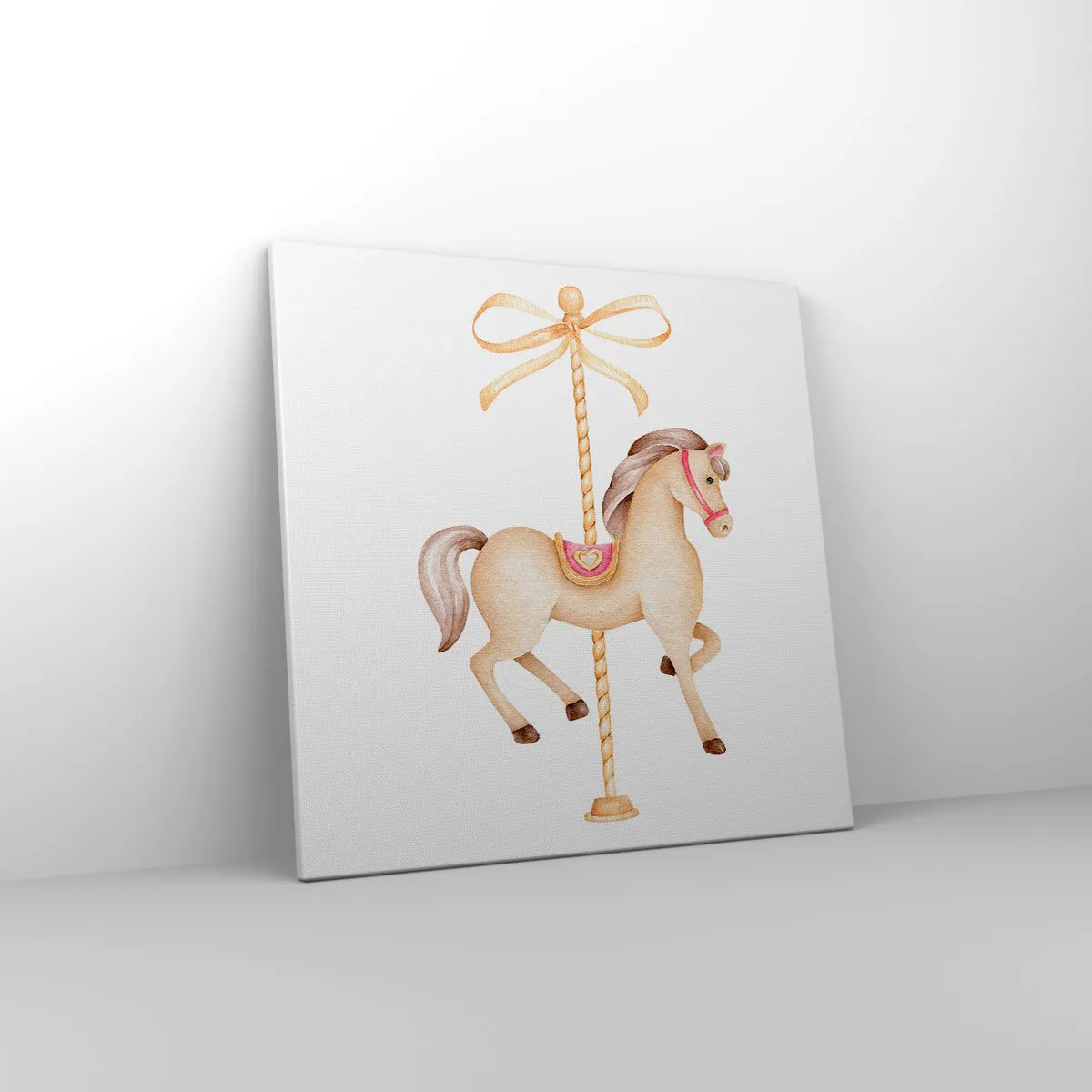 Impression sur toile - Image sur toile - Un trot gracieux - 50x50 cm