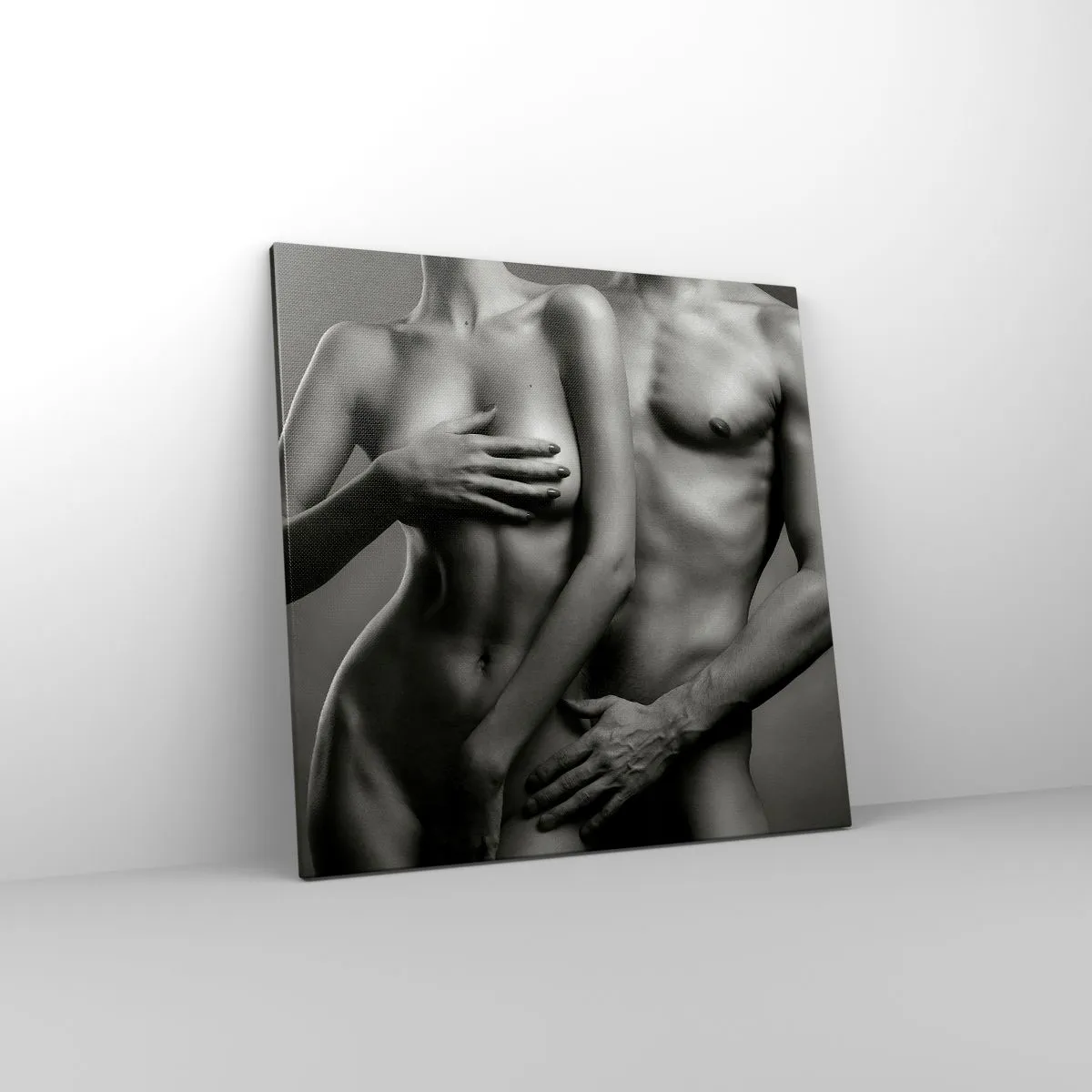 Obraz na plátně - Adam a Eva - 60x60 cm