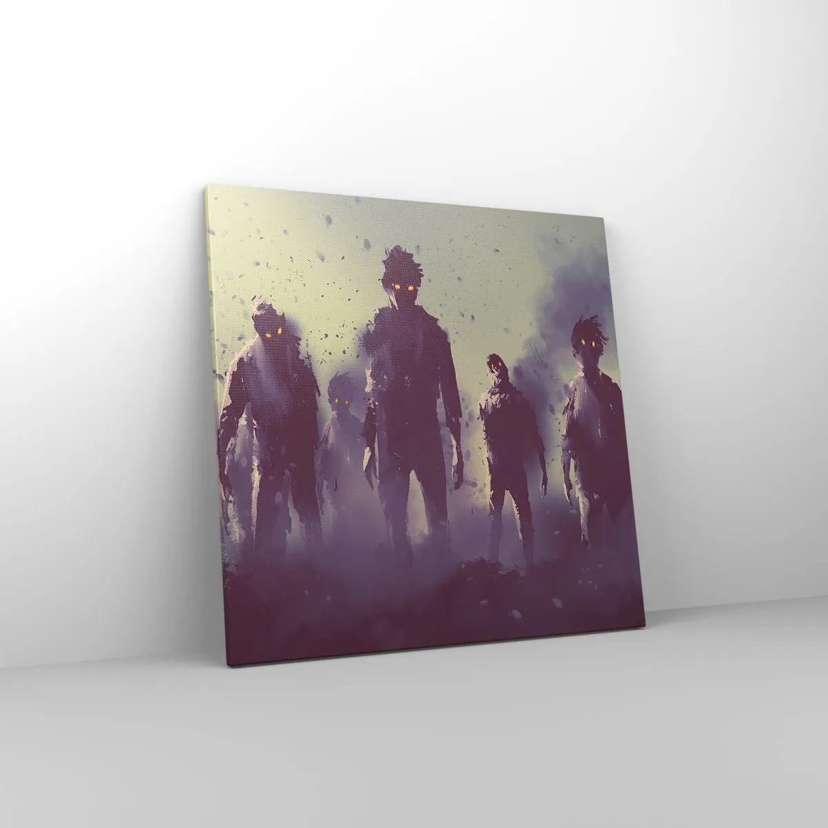 Impression sur toile - Image sur toile - Fais attention! Ils arrivent - 60x60 cm