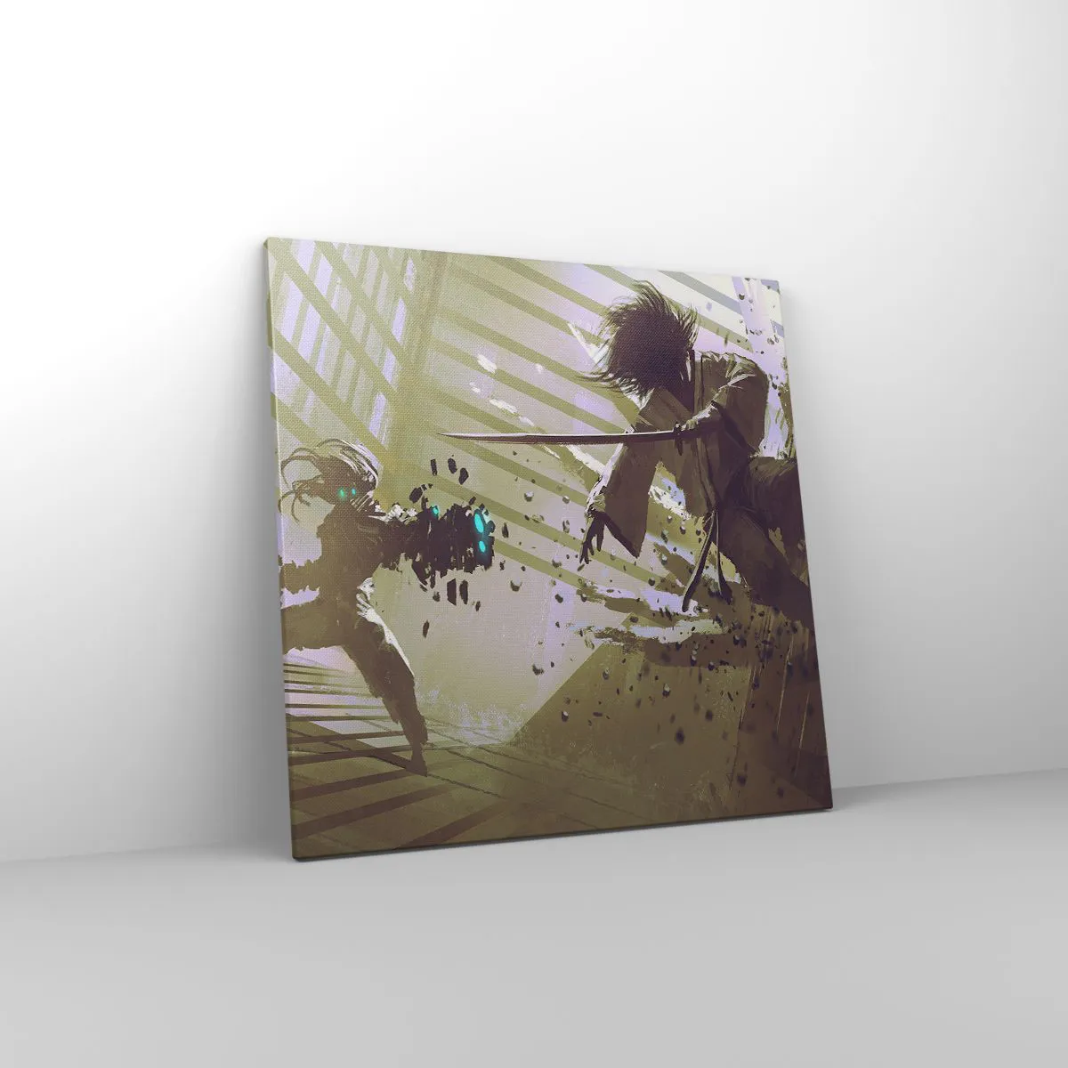 Obraz na płótnie - I ty możesz być samurajem - 60x60 cm