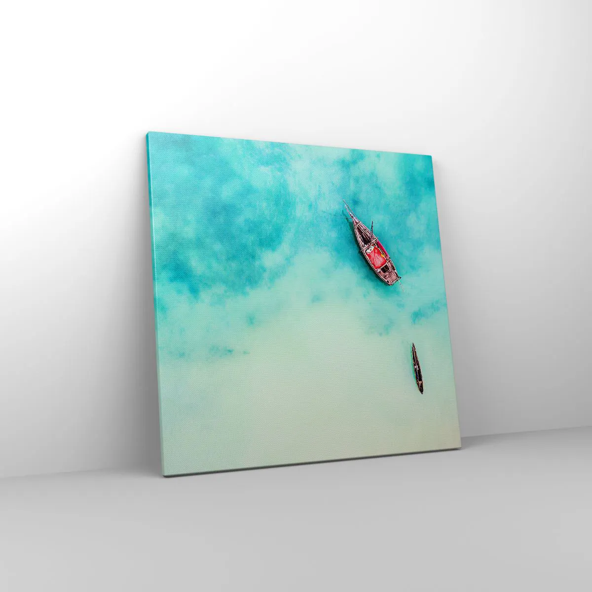 Canvas picture - On the Beaches of Zanzibar, When the Tide Is High - 60x60 cm