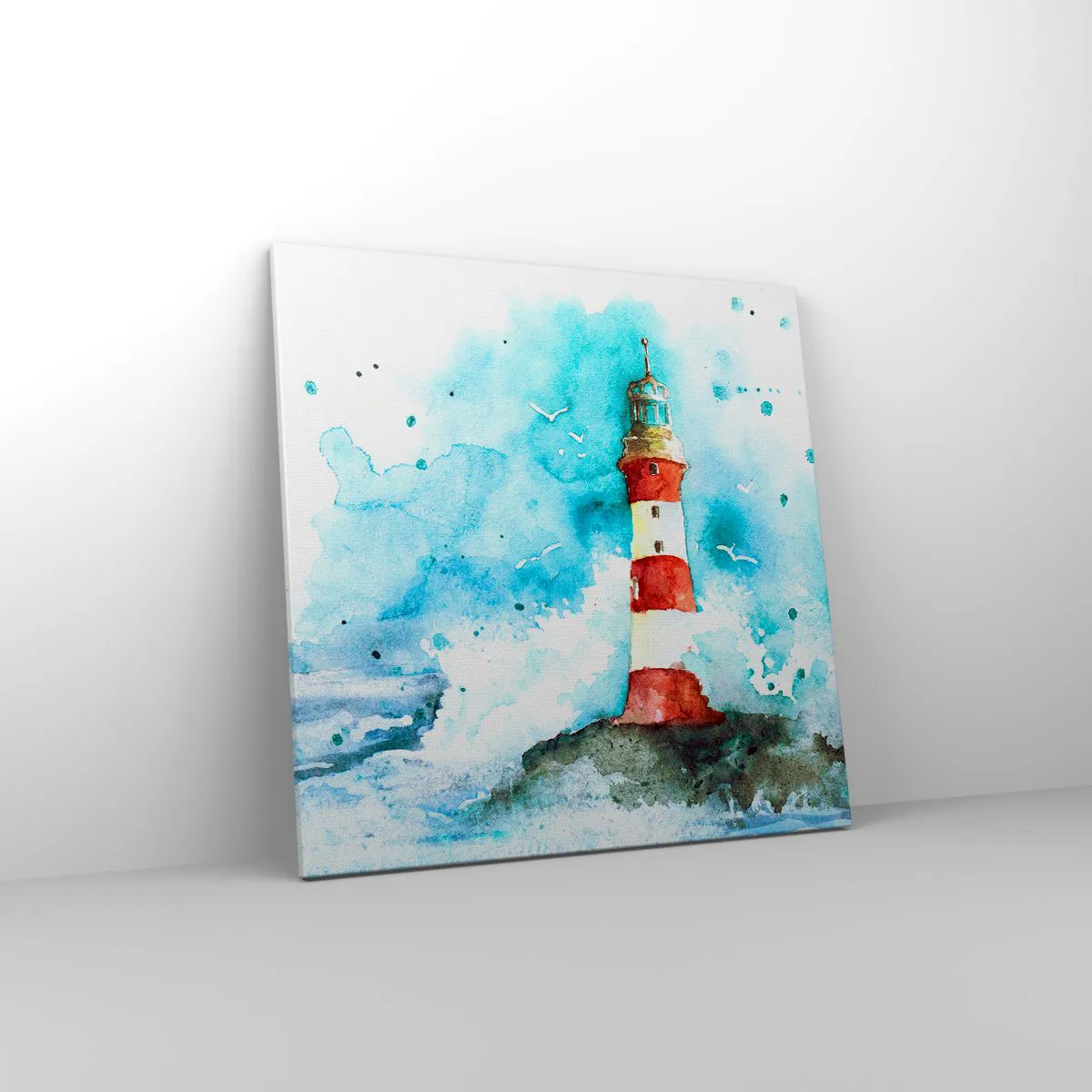 Quadro su tela - Stampe su Tela - L'unità dei quattro elementi - 60x60 cm