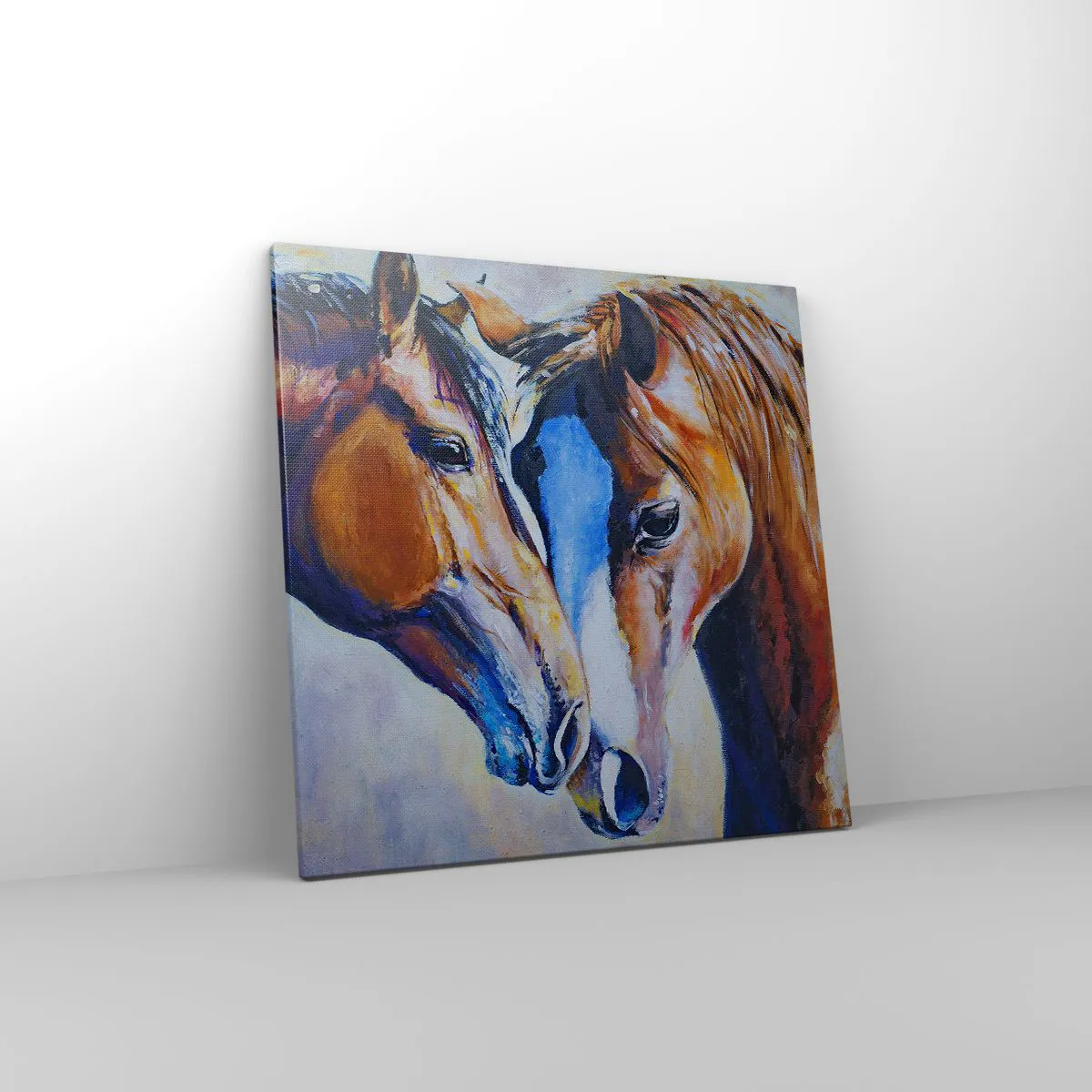 Impression sur toile - Image sur toile - Est-ce de l'amitié ? Ou de l'amour ? - 60x60 cm