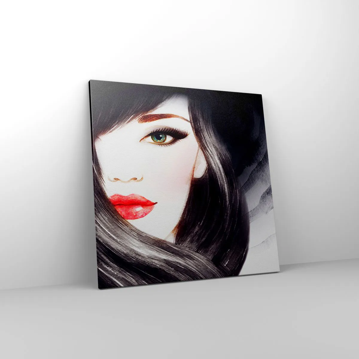 Impression sur toile - Image sur toile - Aspect saphir - 60x60 cm