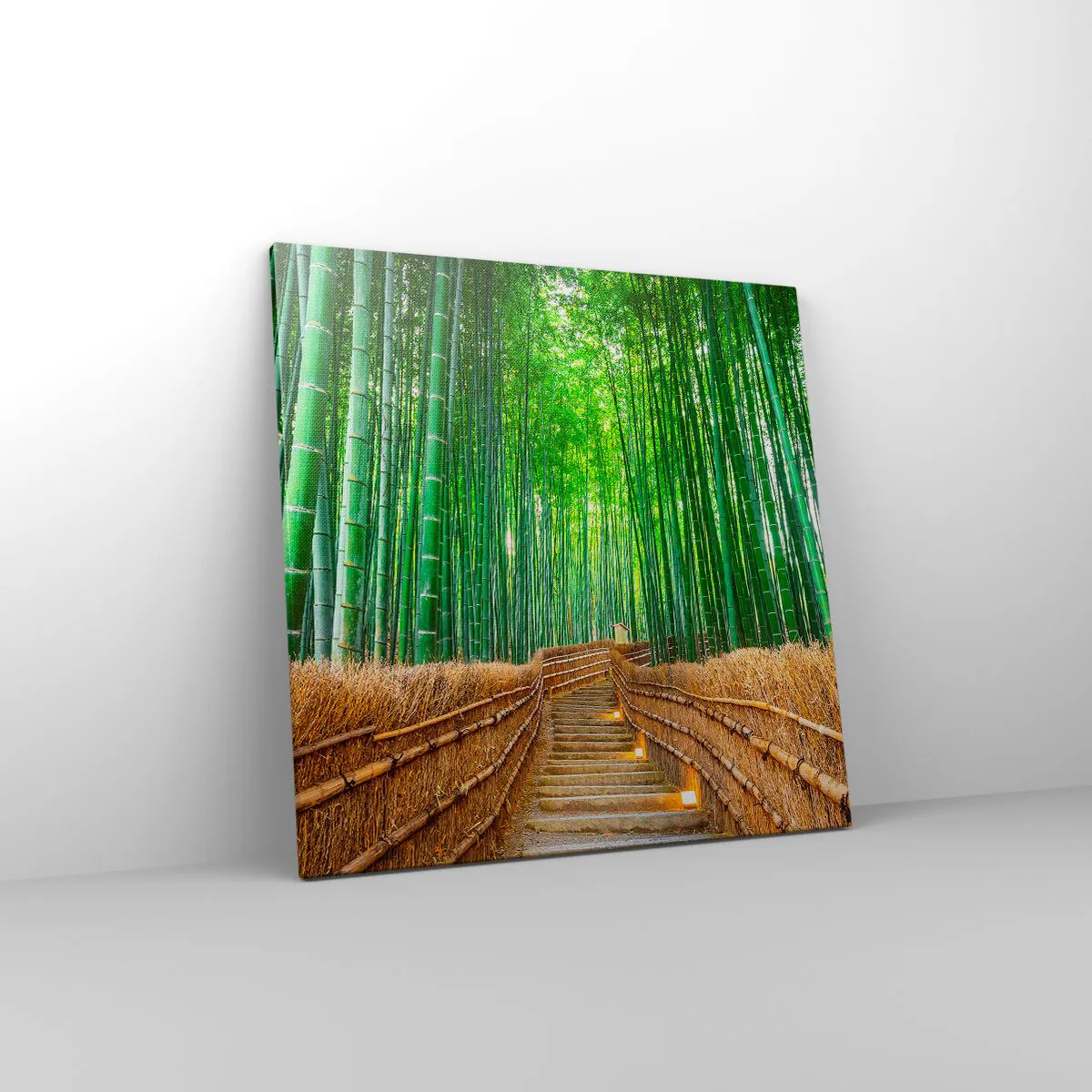 Impression sur toile - Image sur toile - L'essence de la nature asiatique - 60x60 cm