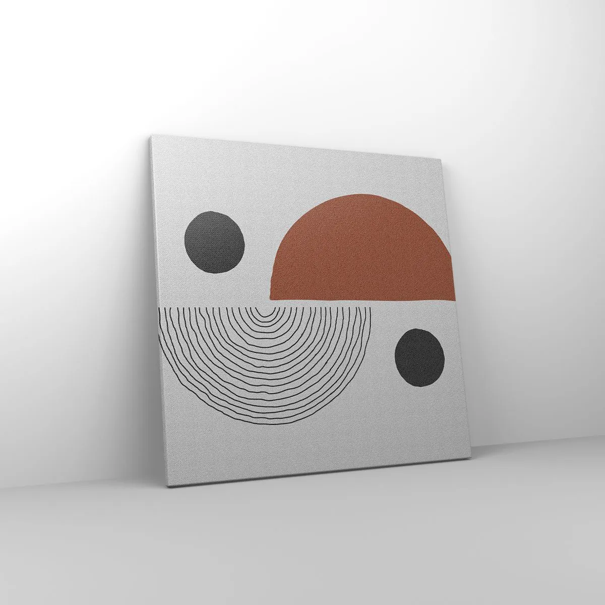 Bild auf Leinwand - Leinwandbild - Perfektion des Rades - 60x60 cm