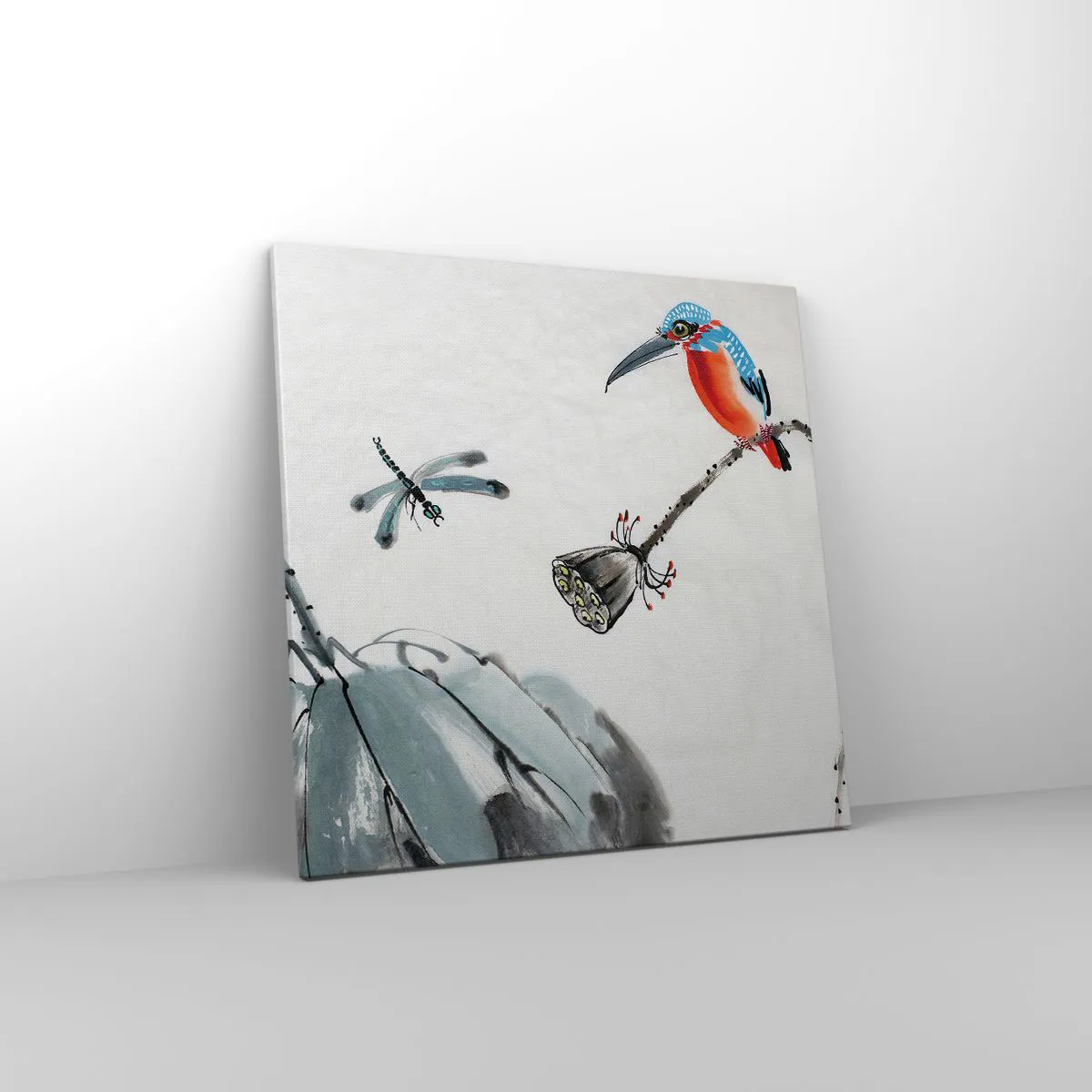 Schilderen op canvas - Het leven van de weide - 60x60 cm