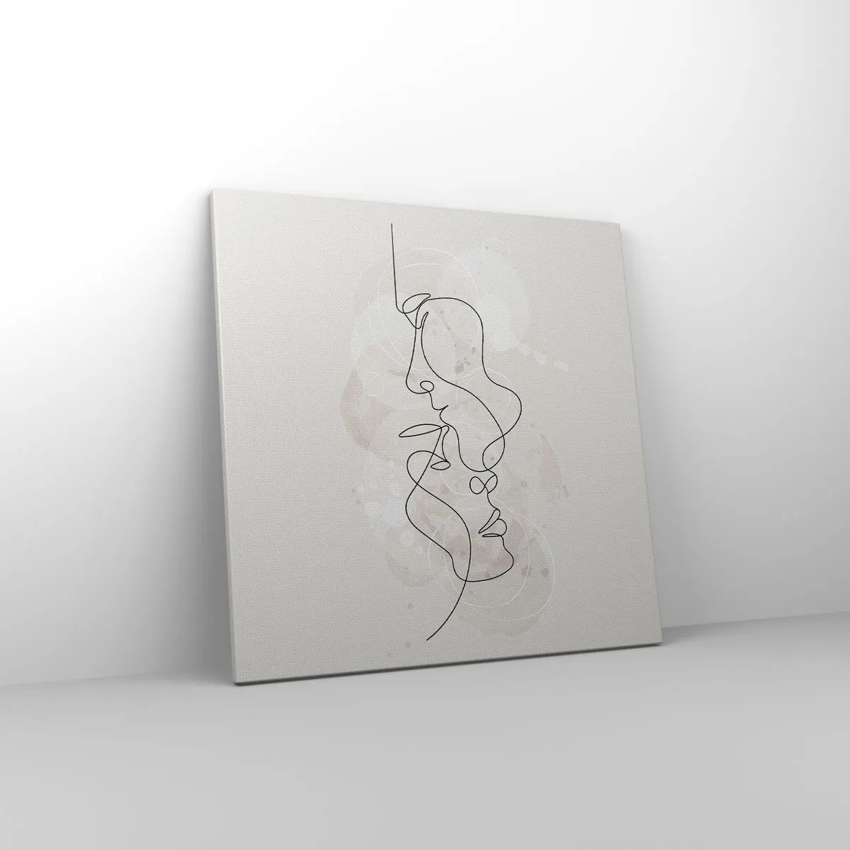 Impression sur toile - Image sur toile - Emmêlé dans une étreinte - 60x60 cm