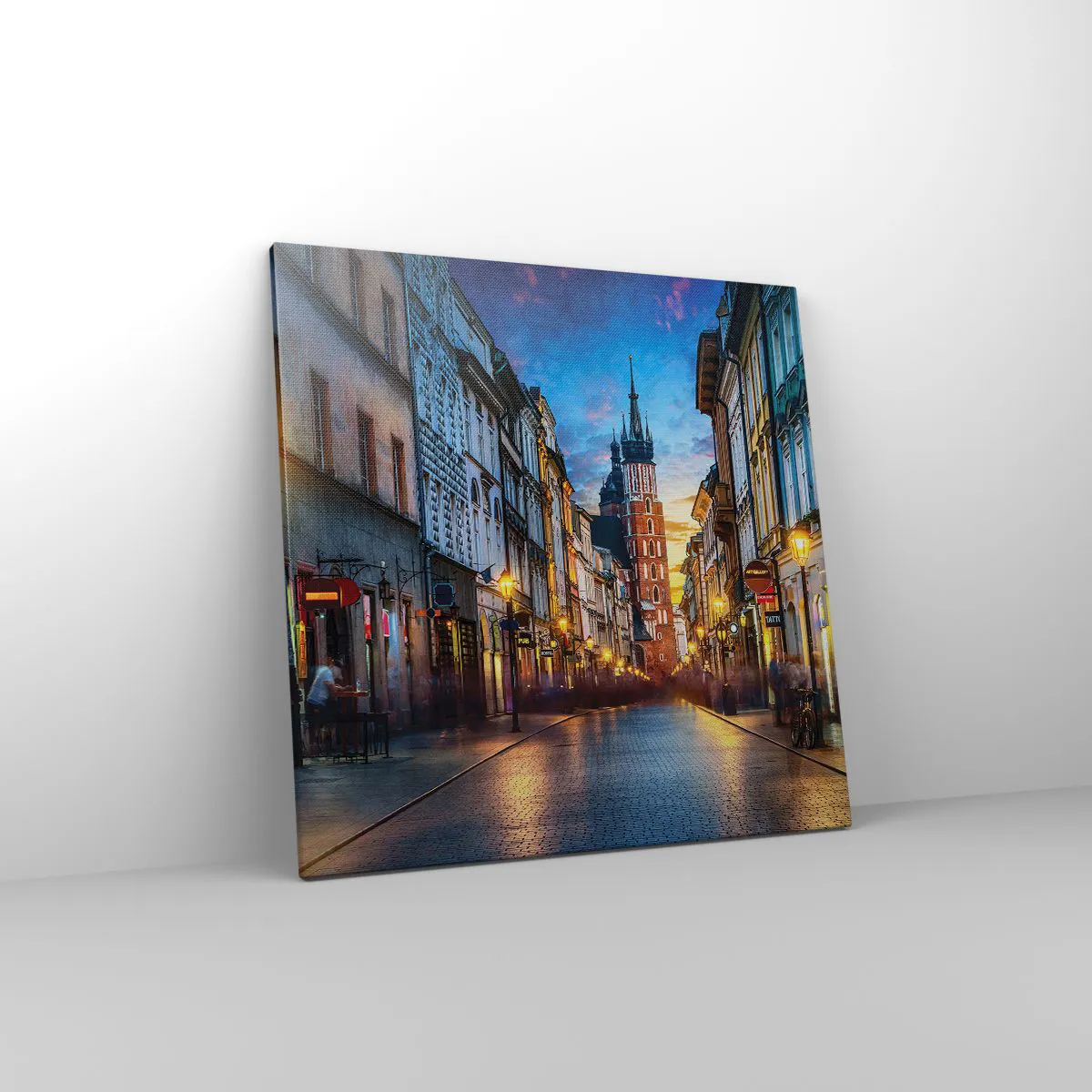 Bild auf Leinwand - Leinwandbild - Krakauer Charme - 60x60 cm