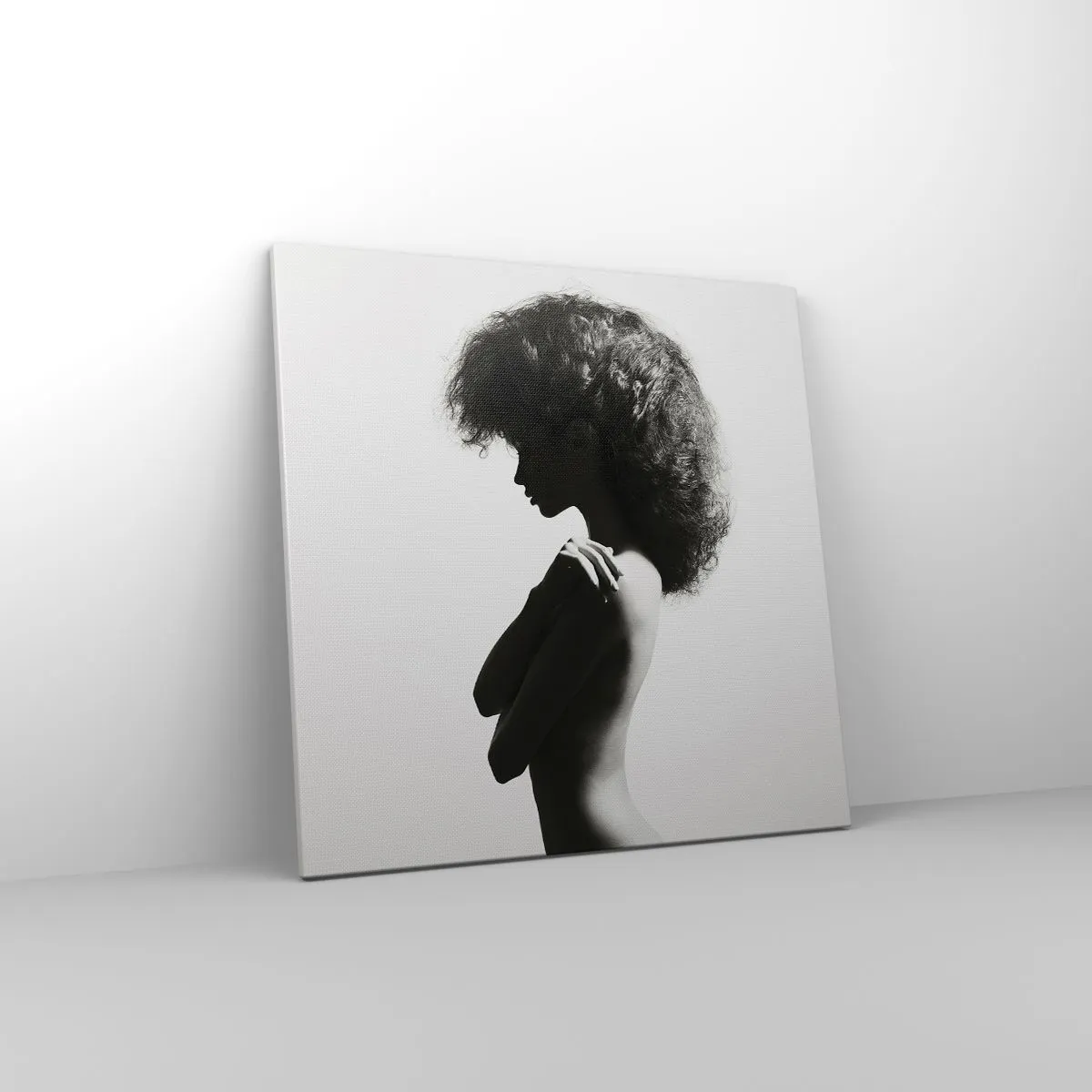 Impression sur toile - Image sur toile - Comme une fleur au bout d'une fine tige - 60x60 cm