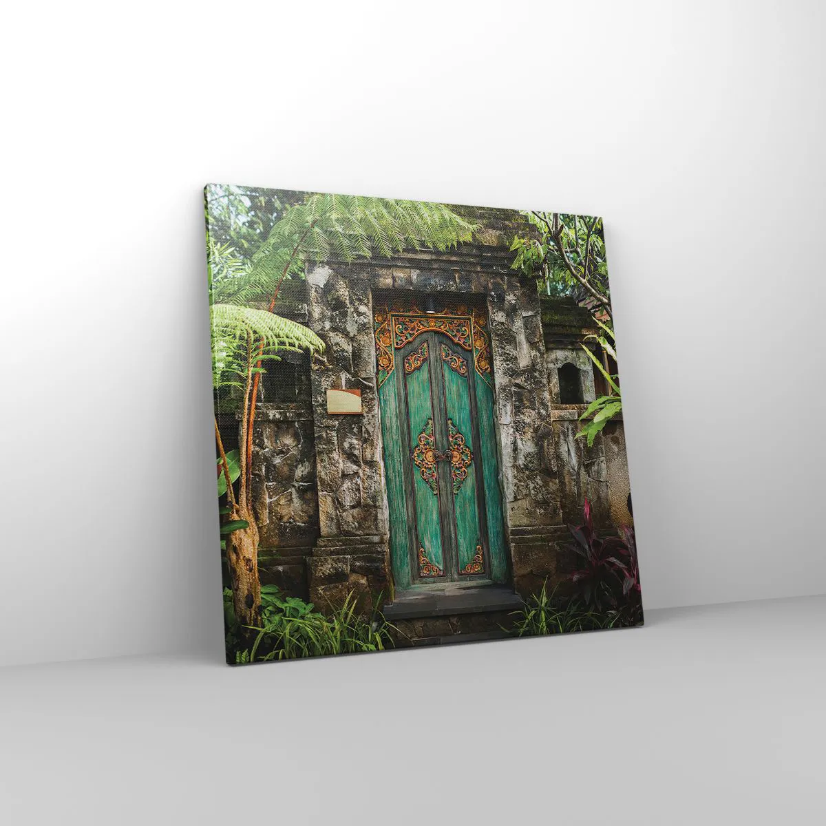 Quadro su tela - Stampe su Tela - Le porte verso un mondo esotico - 60x60 cm