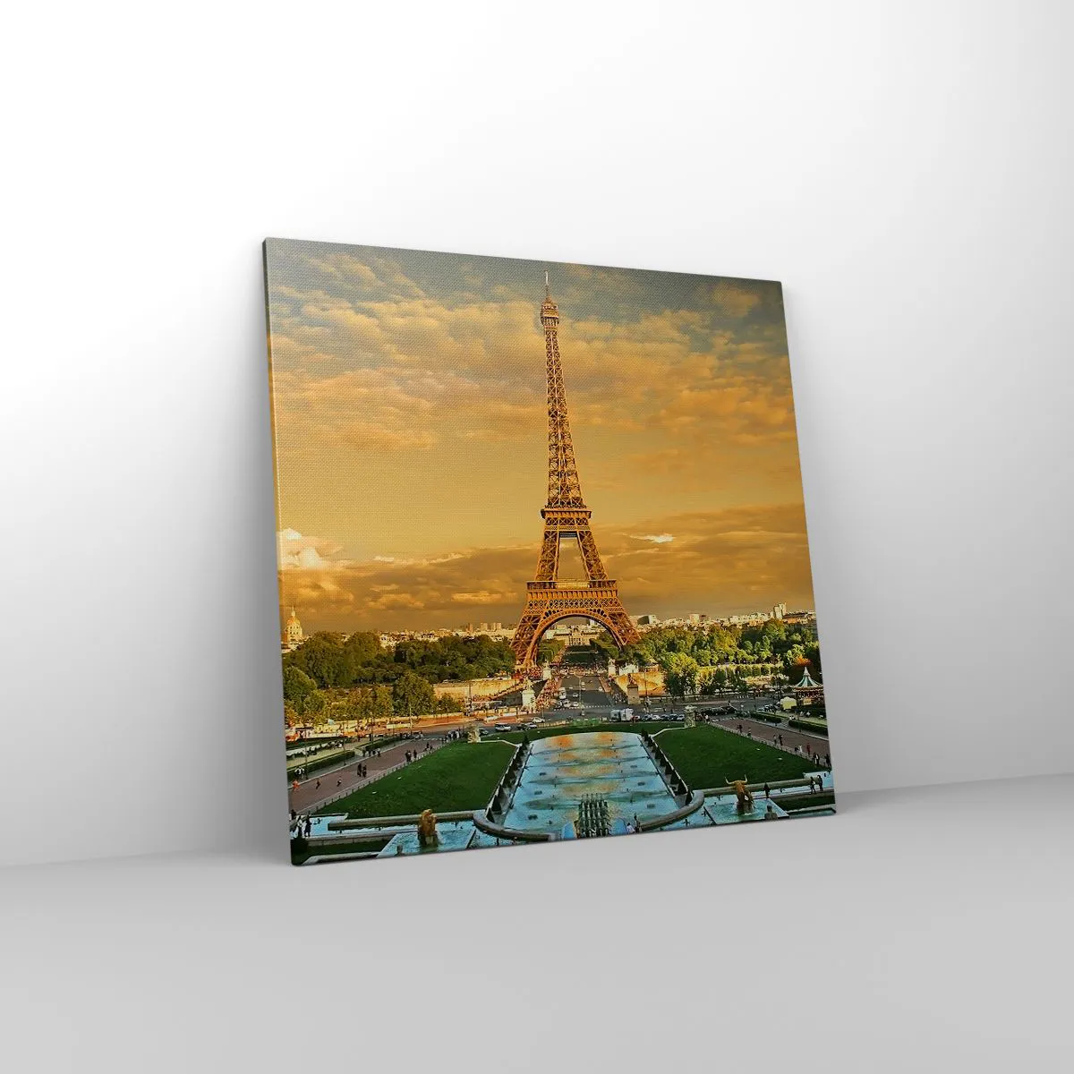 Impression sur toile - Image sur toile - La reine de Paris - 70x70 cm
