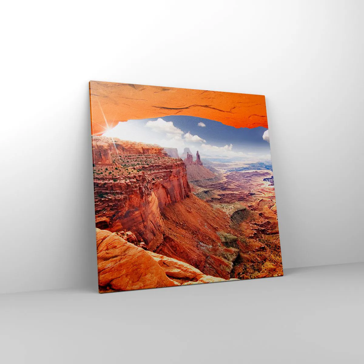 Impression sur toile - Image sur toile - Sculpté par la nature elle-même - 70x70 cm