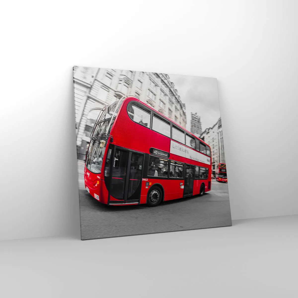 Obraz na plátně - Londýn tradičně - by bus - 70x70 cm