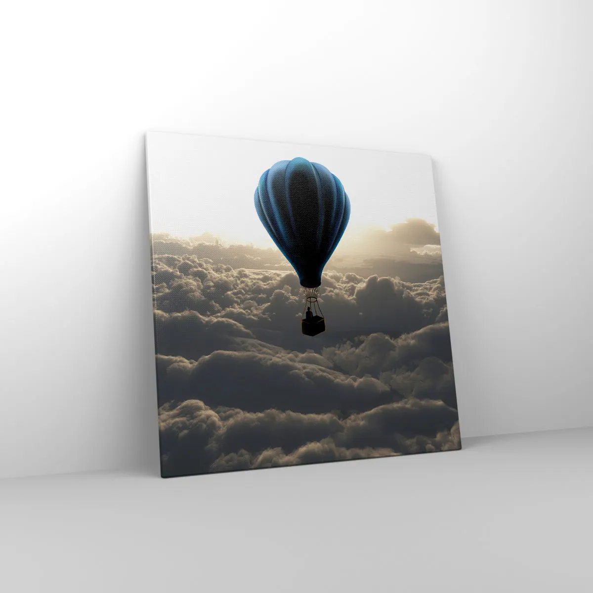 Obraz na płótnie - Wędrowiec ponad chmurami - 70x70 cm