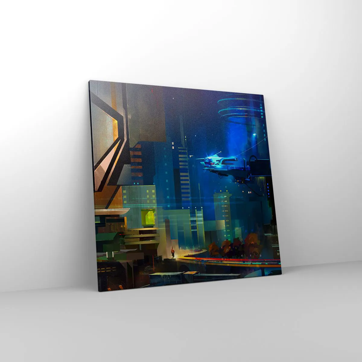 Lærredstryk - Billede på lærred - I den nærmeste fremtid - 70x70 cm