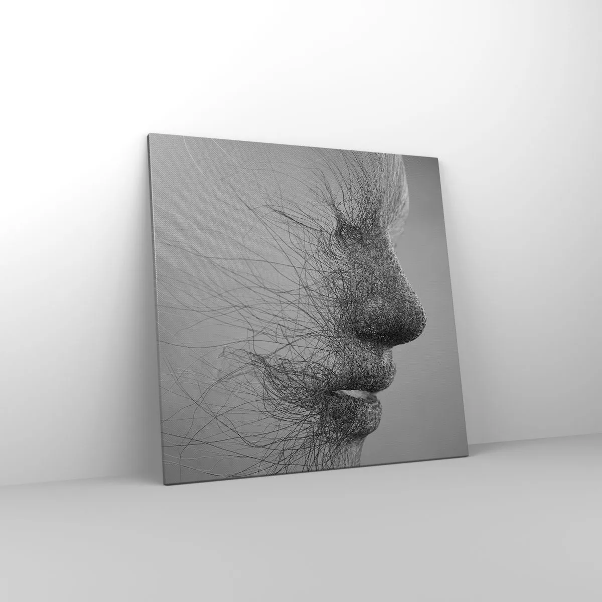 Lærredstryk - Billede på lærred - Vindens ånd - 70x70 cm