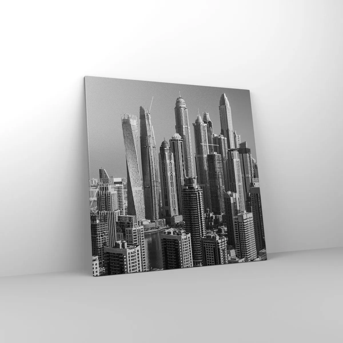 Obraz na płótnie - Miasto nad pustynią - 70x70 cm