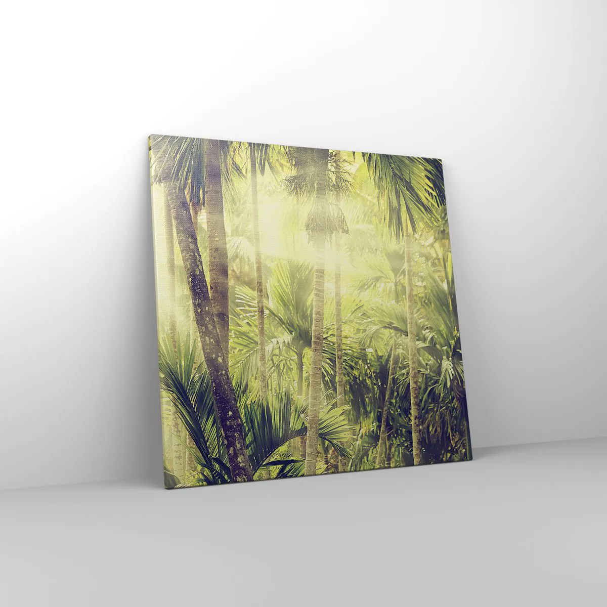 Bild auf Leinwand - Leinwandbild - In grüner Hitze - 70x70 cm