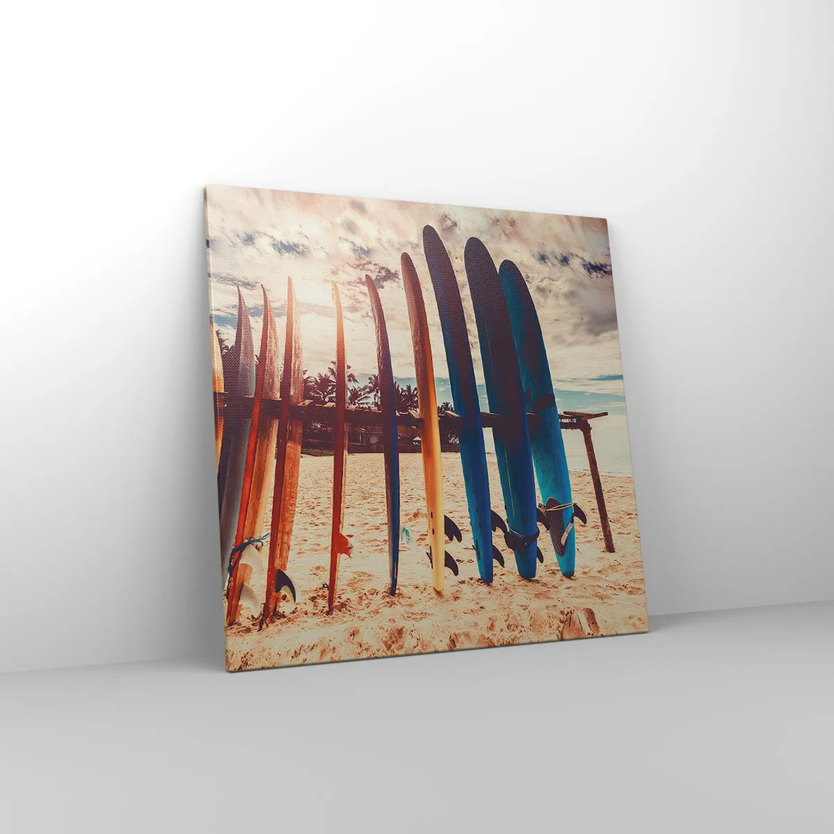 Lærredstryk - Billede på lærred - Godnat, indtil i morgen - 70x70 cm