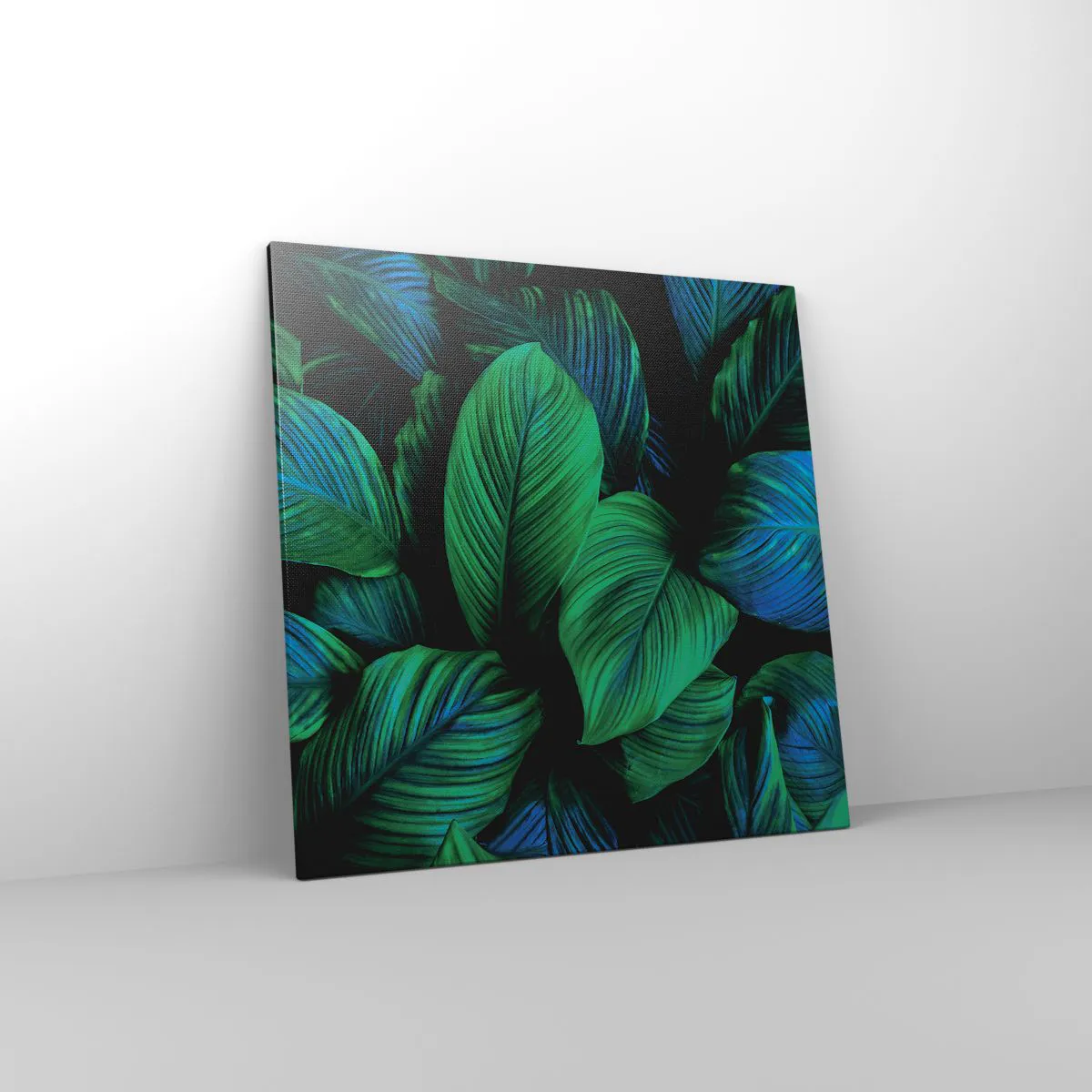 Impression sur toile - Image sur toile - Dans la foule verte - 70x70 cm