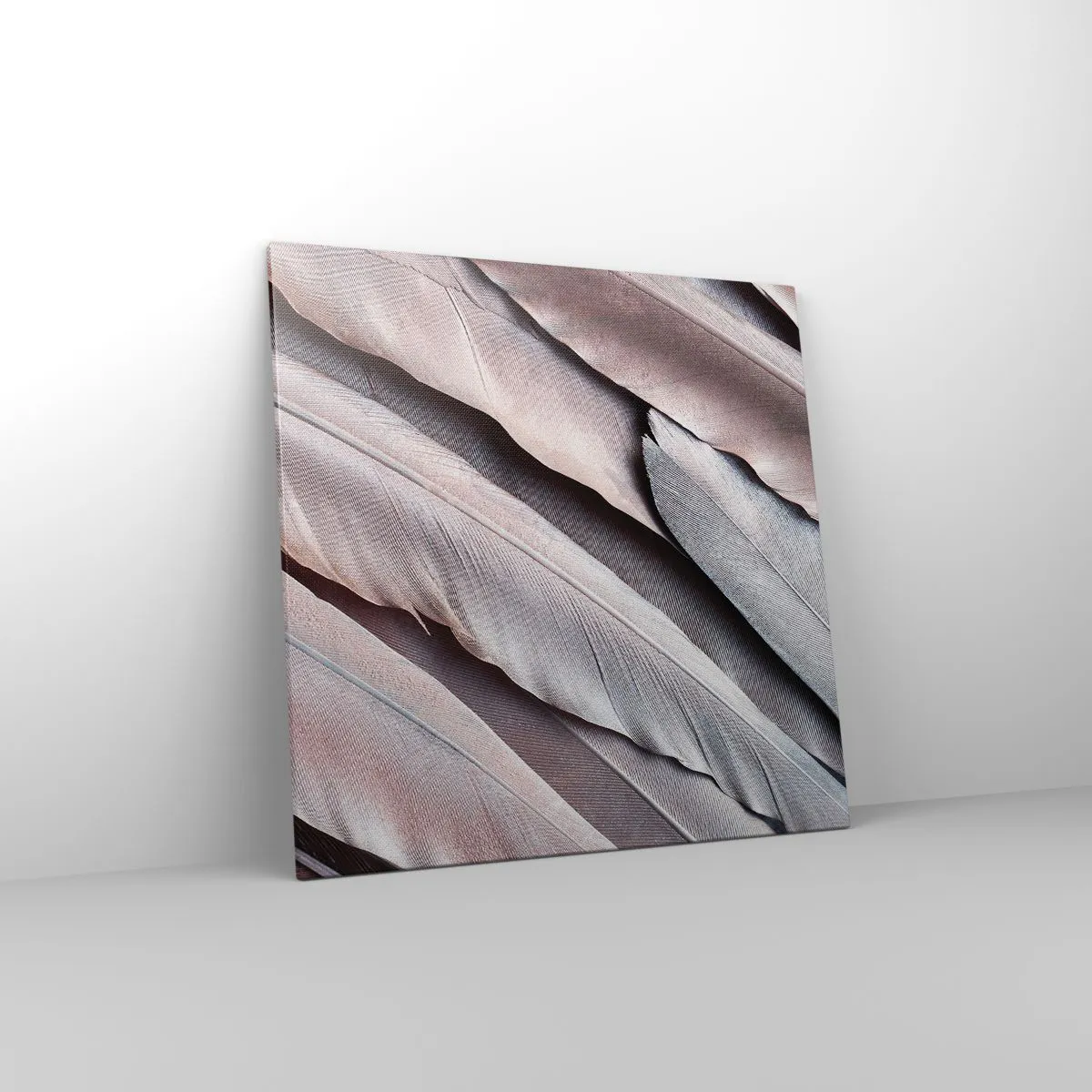 Canvas picture - In Pink Silverness - 70x70 cm