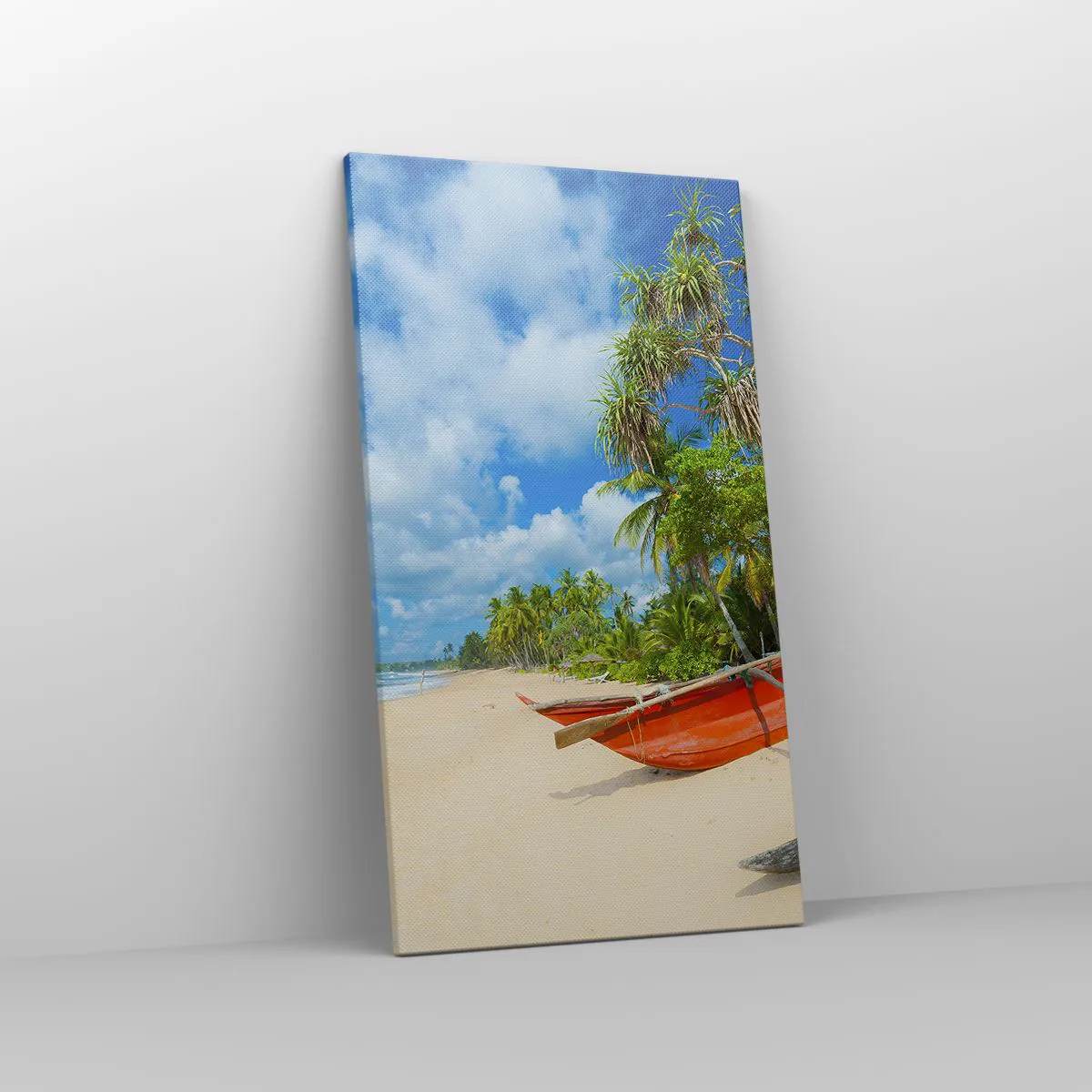 Lærredstryk - Billede på lærred - Tropernes charme - 45x80 cm