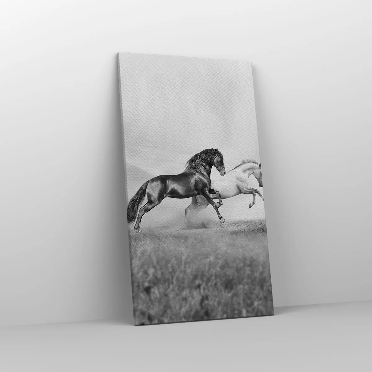 Lærredstryk - Billede på lærred - Engle og dæmoner - 45x80 cm