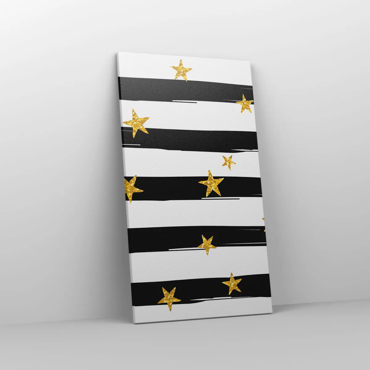 Bild auf Leinwand - Leinwandbild - Wir wurden alle unter einem glücklichen Stern geboren - 45x80 cm