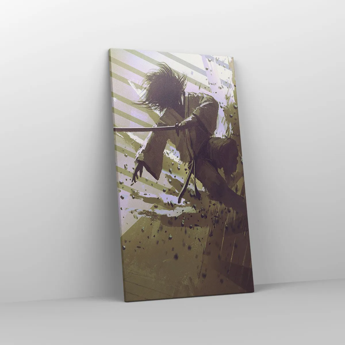 Obraz na płótnie - I ty możesz być samurajem - 45x80 cm