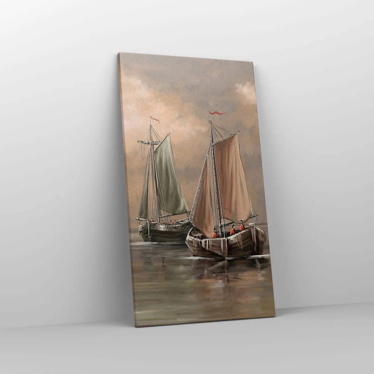 Canvas picture - Return of Sailors - 45x80 cm